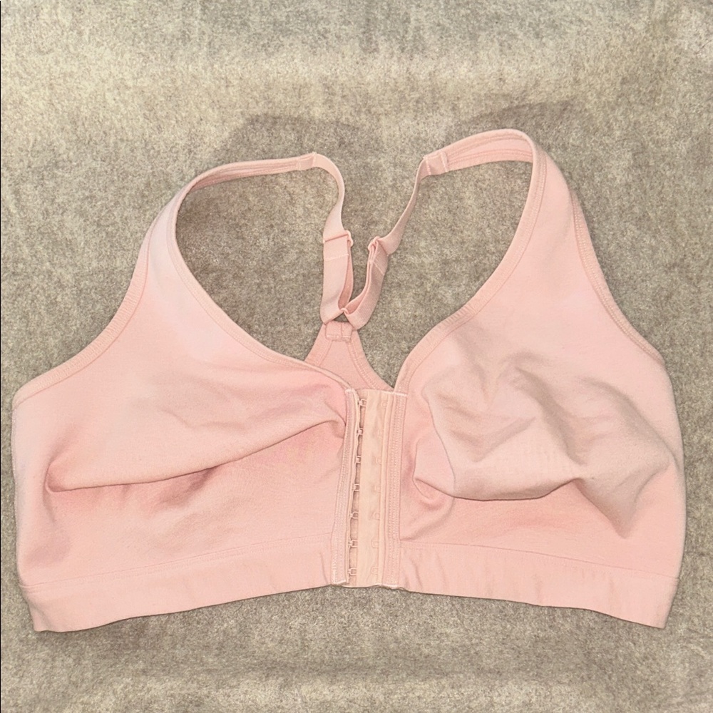 Auden Women's Pink Front-Closure Bra 40DDD